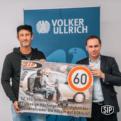 Bild: Petition 60km/h für Kleinkrafträdern vom Bundestag abgelehnt