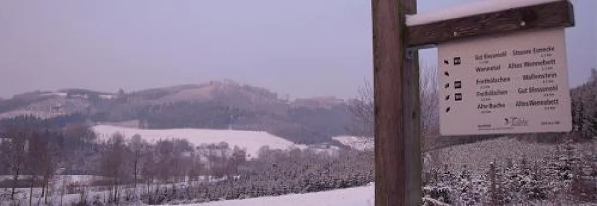 Wandern im Sauerland ist auch im Winter ein Erlebnis.