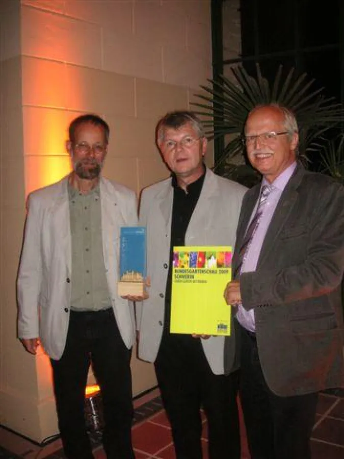 Das Team des Themengarten auf der BUGA 2009 - Henschel, Zorn, Wolf