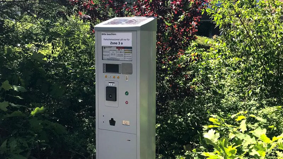 Citea-Parkscheinautomat mit TOPP-Terminal in Dorsten