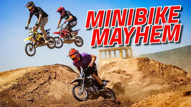 Weber #Werkeholics Minibike Nationals: Vollgas Action von großen Jungs auf kleinen Bikes Bild: Weber #Werkeholics Minibike Nationals: Vollgas Action von großen Jungs auf kleinen Bikes