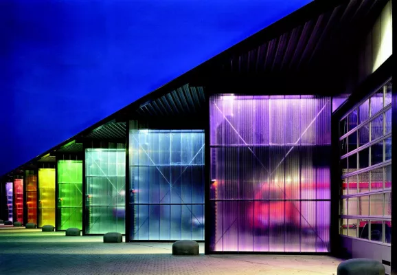 Bild: Farbvielfalt in der Fassadengestaltung