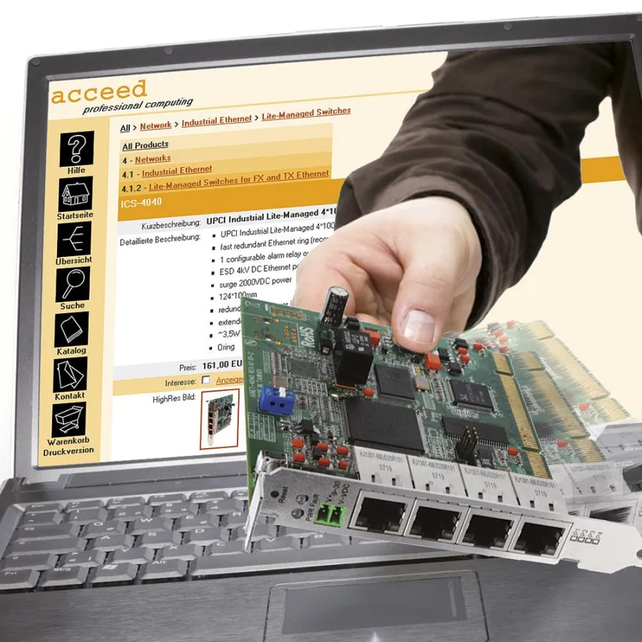 Der Webshop für Industriecomputer und Komponenten www.acceed.de