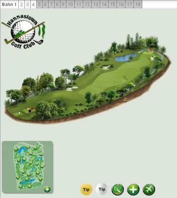 3D Golfplatz Visualisierung Bild: 3D Golfplatz Visualisierung