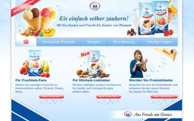 Bild: denkwerk realisiert Web-Special für zauberhafte Eis-Neuheit