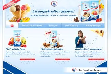 Bild: denkwerk realisiert Web-Special für zauberhafte Eis-Neuheit