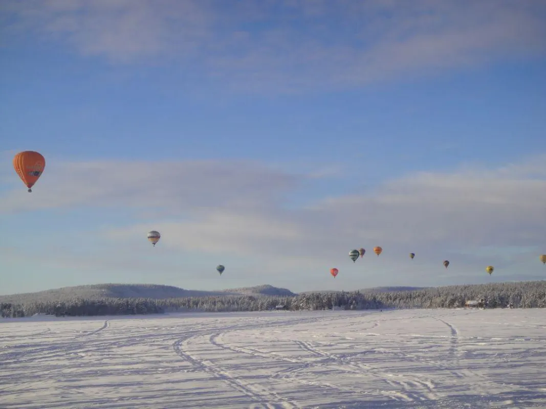 Schwebende Ballons
