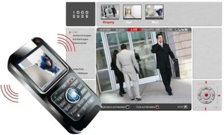 Bild: 1000eyes auf der SECURITY 2008