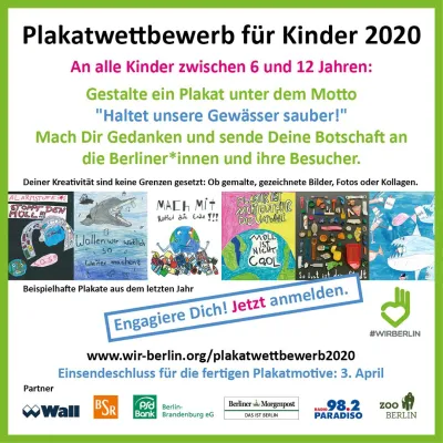 Bild: 6. Plakatwettbewerb für Kinder gestartet - Anmeldungen ab sofort möglich