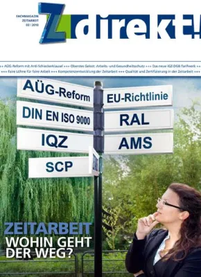 Zeitarbeits-Magazin „Z direkt!“ 03/ 2010 mit brandaktuellen Themen Bild: Zeitarbeits-Magazin „Z direkt!“ 03/ 2010 mit brandaktuellen Themen