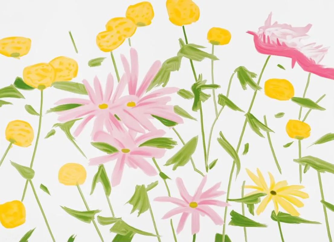 Alex Katz – Spring Flowers (2017) / Galerie Fluegel-Roncak