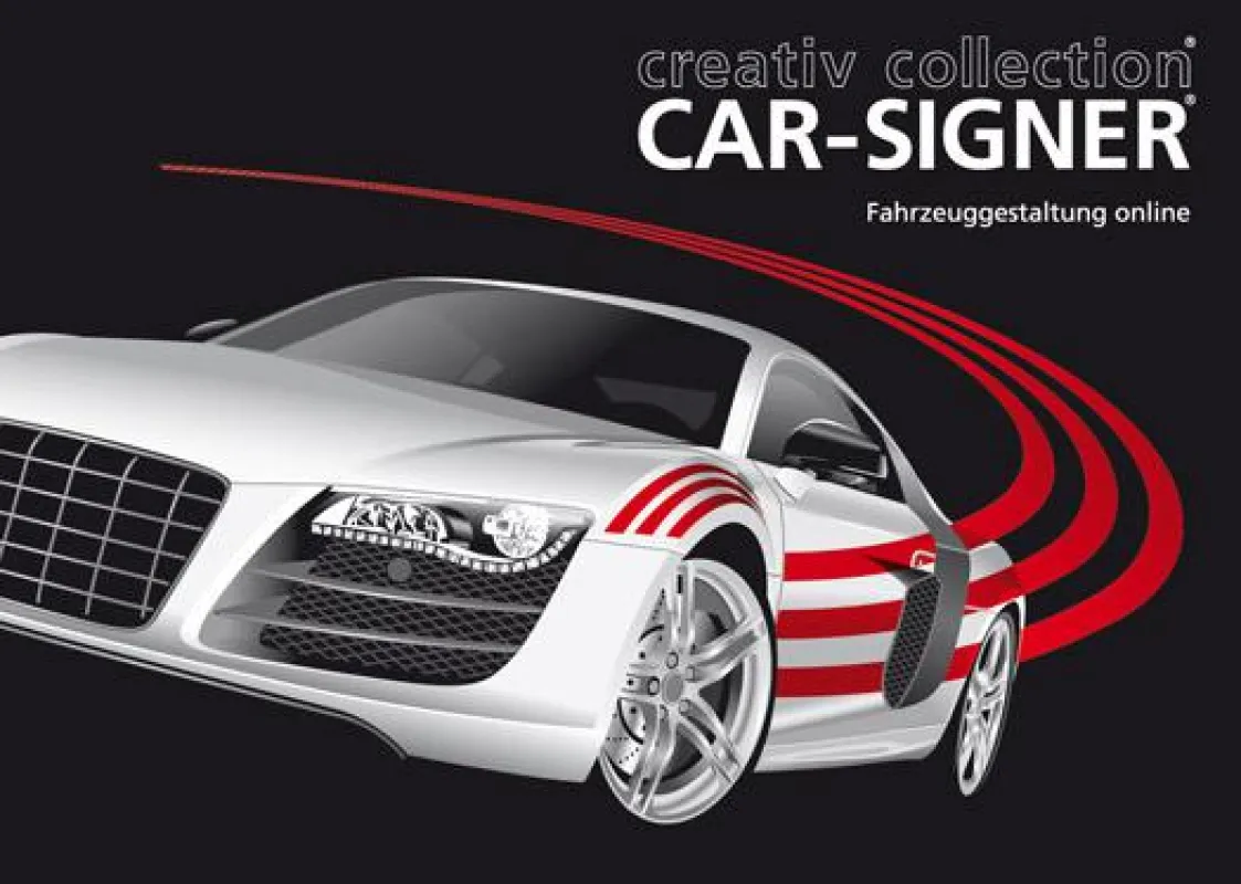 Individualisierte Fahrzeugverklebung, mit CAR-SIGNER leicht zu gestalten