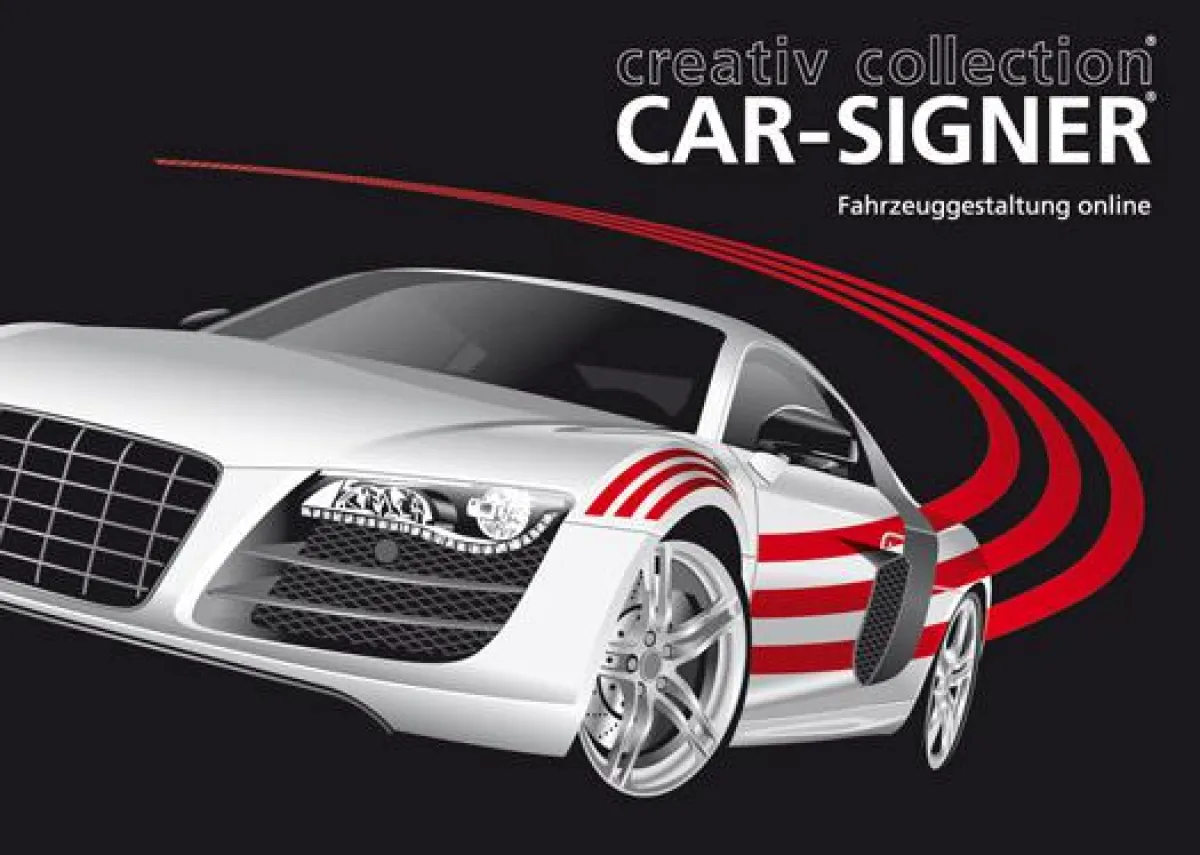 Individualisierte Fahrzeugverklebung, mit CAR-SIGNER leicht zu gestalten