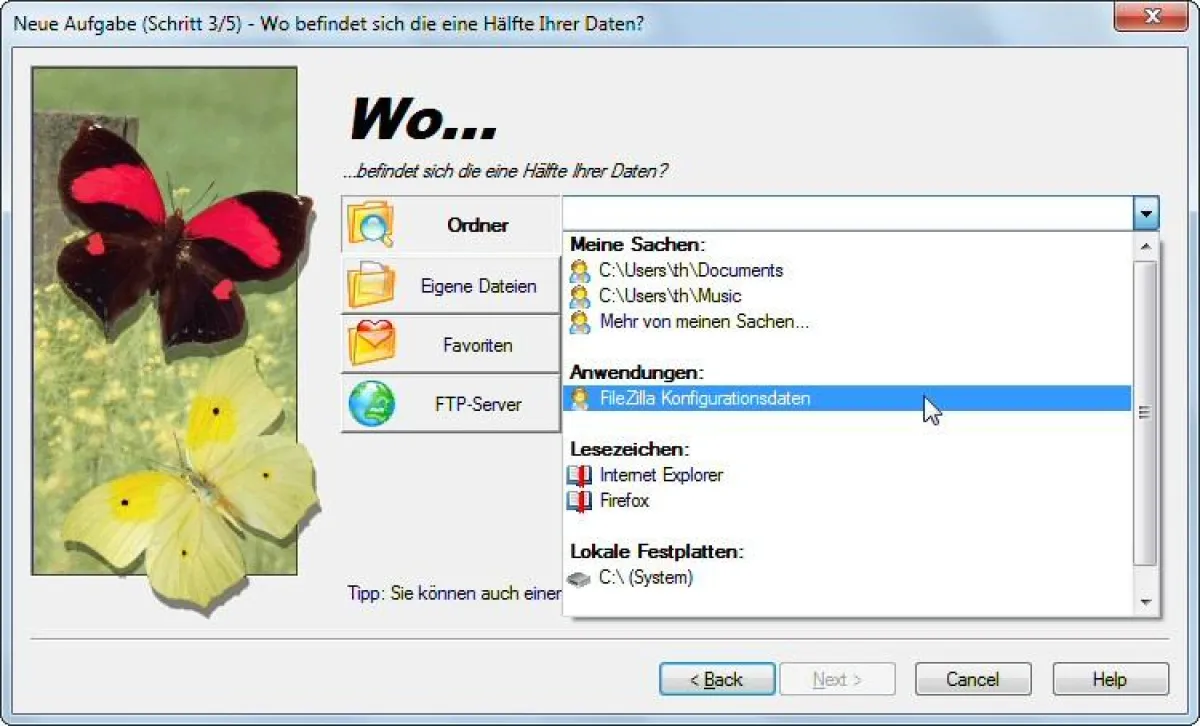 FileZilla Sync