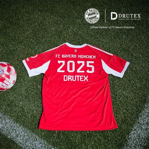 DRUTEX wird Platin-Partner des FC Bayern München Bild: DRUTEX wird Platin-Partner des FC Bayern München