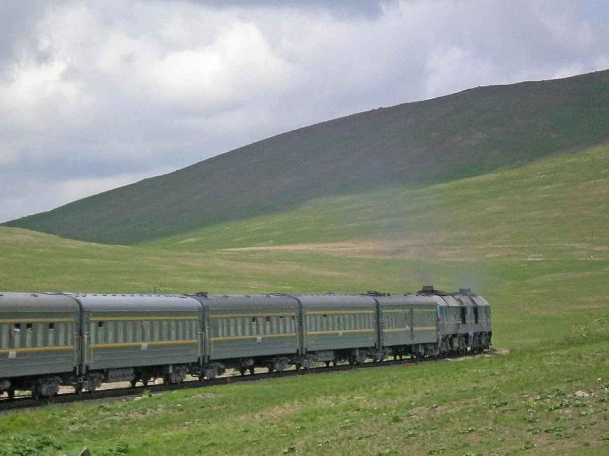 Zug von Peking nach Moskau