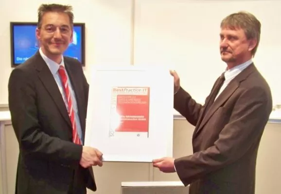 Bild: BestPractice-IT Sonderpreis 2010: Auszeichnung für PLANAT-Kunden IGEFA WEINBRENNER Wärmetauscher GmbH