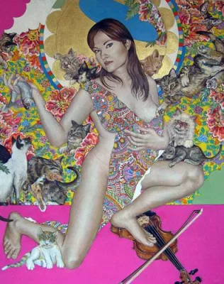 Naoko & Karin Kneffel "Stoff für Träume" Bild: Naoko & Karin Kneffel "Stoff für Träume"