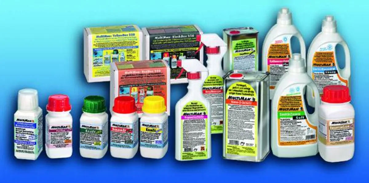 MultiMan Produkte zur Tankreinigung, Wasserentkeimung, Fahrzeugpflege, Toilettenhygiene