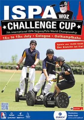 ISPA WOZ Challenge Cup 2015: Die Weltmeisterschaft im SegwayPolo kommt zurück nach Köln Bild: ISPA WOZ Challenge Cup 2015: Die Weltmeisterschaft im SegwayPolo kommt zurück nach Köln