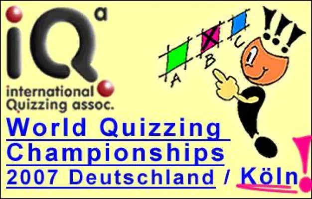 Bild: World Quizzing Championchip 2007, dieses Jahr in Köln
