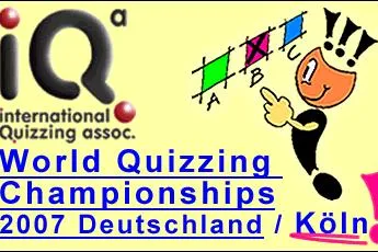 Bild: World Quizzing Championchip 2007, dieses Jahr in Köln