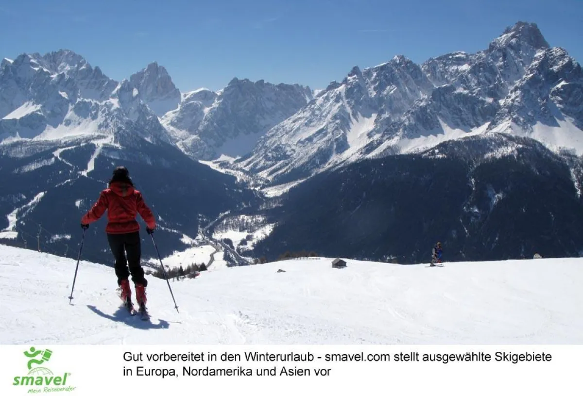 Gut vorbereitet in den Winterurlaub - smavel.com stellt ausgewählte Skigebiete in Europa, Nordamerika und Asien vor