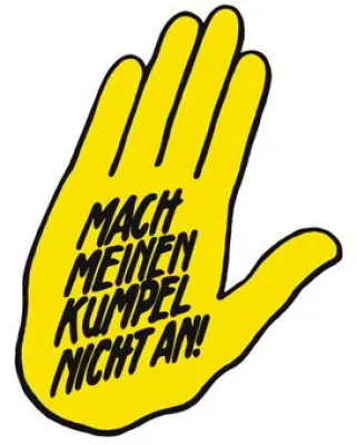 Bild: Gelbe Hand: Kreativwettbewerb für Gleichberechtigung und Integration