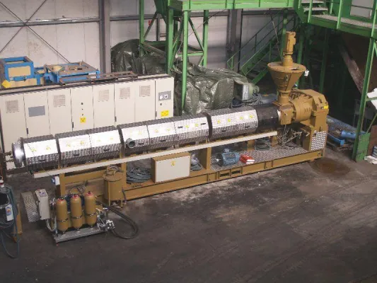 Bild: Online Versteigerung von Maschinen und Anlagen zur Aufbereitung von Kunststoffabfällen