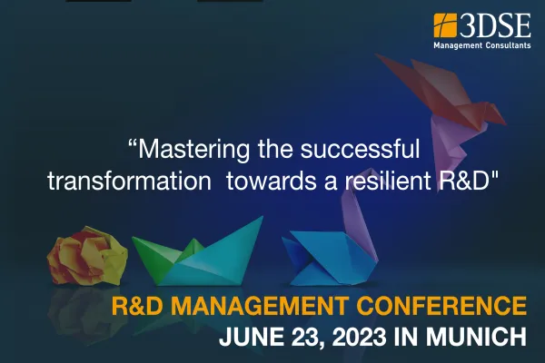 Bild: Mastering the successful transformation towards a resilient R&D - Vorträge und Netzwerken auf höchstem Niveau