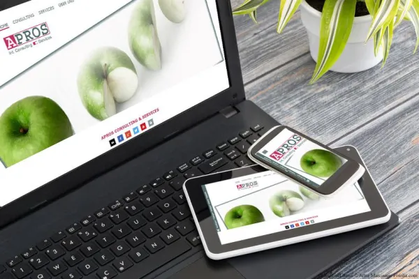 Bild: Neue APROS Homepage im Responsive Design