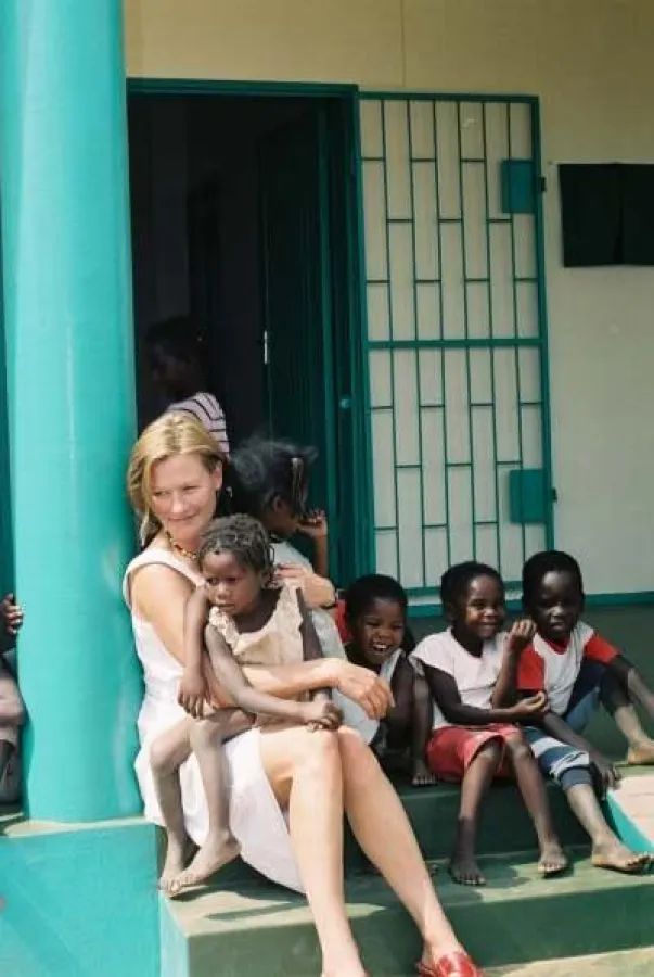 Suzanne von Borsody in Namibia