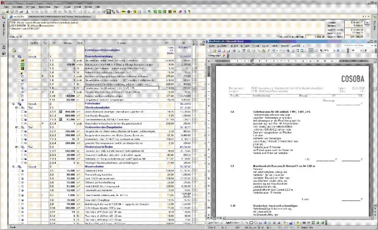 COSOBA AVA.relax fit für die Neue HOAI 2009 Bild: COSOBA AVA.relax fit für die Neue HOAI 2009