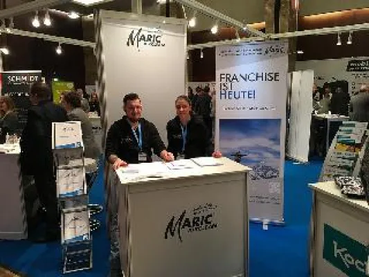 Bild: Reger Austausch, neue Kontakte – MARIC AIRCLEAN zeigt sich auf dem Franchise Matching Day