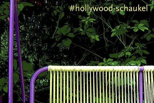 Bild: hollywood-schaukel: Vom Schrebergarten in den Kunstsalon.