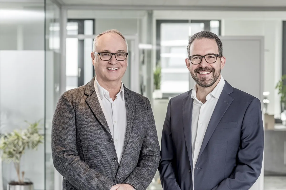 Das neue Vorstandsteam der Datavard AG (v.l.n.r.): CFO Peter Kuhl und CEO Gregor Stöckler