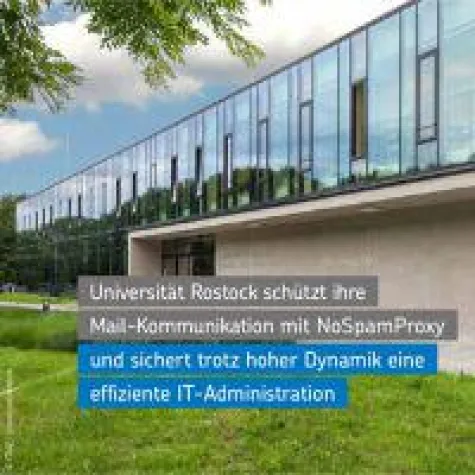 Bild: Universität Rostock nutzt NoSpamProxy zum Schutz der E-Mail-Kommunikation