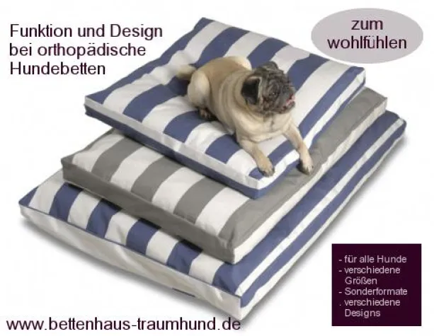 Bild: Orthopädische Hundebetten von Traumhund verbinden Funktion und Design