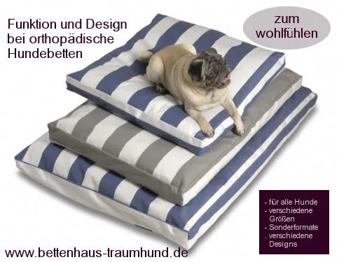 Bild: Orthopädische Hundebetten von Traumhund verbinden Funktion und Design