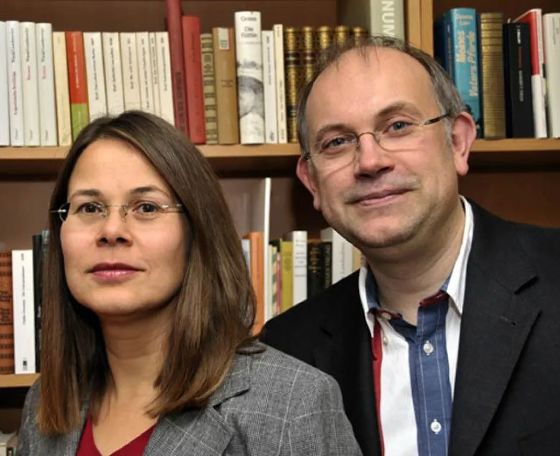 Freuen sich über den neuen Auftritt von Eybe + Eybe: Susanne Eybe und Olaf Eybe