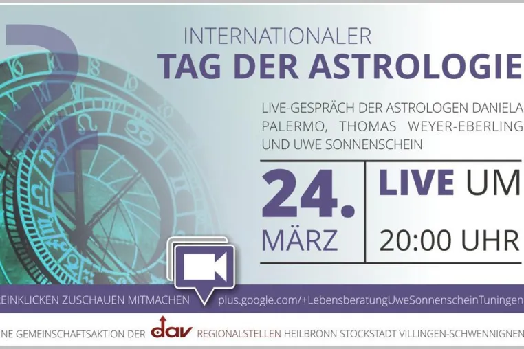 Live-Talk zum internationalen Tag der Astrologie Bild: Live-Talk zum internationalen Tag der Astrologie