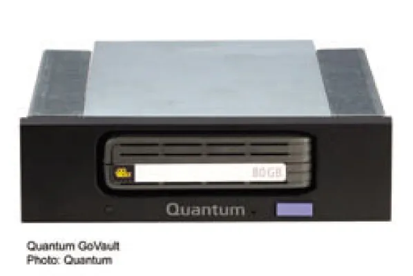 Bild: Quantum präsentiert strapazierfähiges, portables Laufwerk GoVault - Mobile Festplatte für schnelles Backup und zuverlässige Archivierung