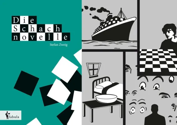 Schach matt – Stefans Zweigs „Die Schachnovelle“ neu durchgesehen und modern illustriert Bild: Schach matt – Stefans Zweigs „Die Schachnovelle“ neu durchgesehen und modern illustriert