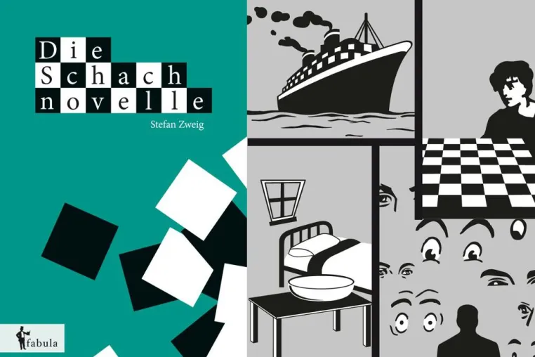 Schach matt – Stefans Zweigs „Die Schachnovelle“ neu durchgesehen und modern illustriert Bild: Schach matt – Stefans Zweigs „Die Schachnovelle“ neu durchgesehen und modern illustriert