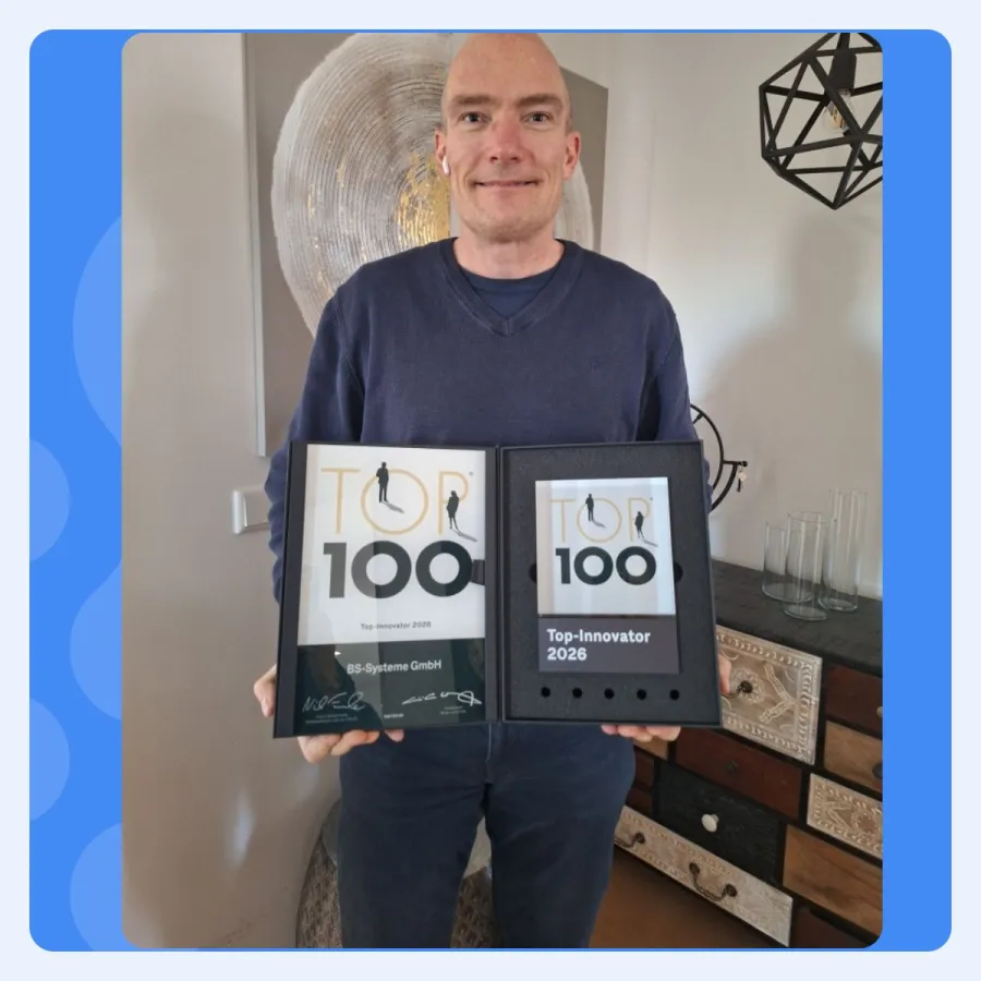 Top-100 Innovator 2026 (© BS-Systeme GmbH)