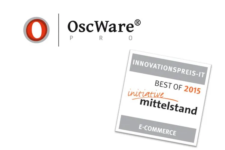 Bild: Innovationspreis-IT 2015 – OscWare® Pro gehört zu den Besten im E-Commerce