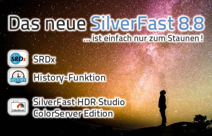 Bild: Neue SilverFast 8.8-Software mit Staub- und Kratzer-Entfernung der nächsten Generation