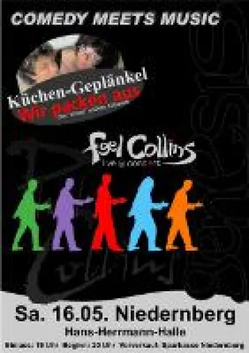 Bild: Comedy meets Music - Küchengeplänkel trifft die Feel Collins Cover Band in Niedernberg