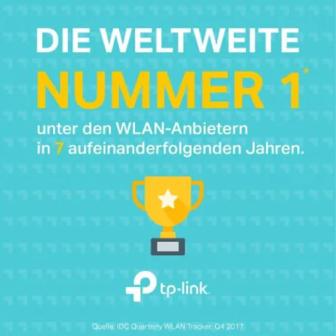 Bild: TP-Link festigt Spitzenposition im WLAN-Markt