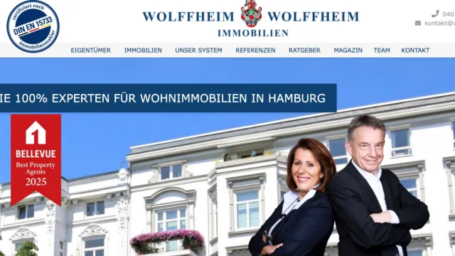 Bild: WOLFFHEIM & WOLFFHEIM Immobilien: Immobilienmakler Hamburg